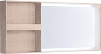 GE Citterio Lichtspiegel, Ablage seitl. 133,4x58,4x14cm, Eiche beige 500571JI1