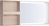 GE Citterio Lichtspiegel, Ablage seitl. 133,4x58,4x14cm, Eiche beige 500571JI1