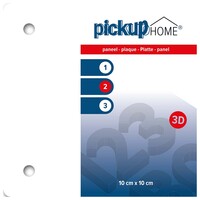 Pickup 3d Home Plaat Wit Acrylaat 3 mm 10 x 10 cm