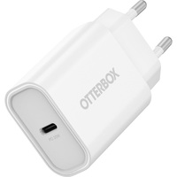 OtterBox Standard EU Wall Charger 20W - 1X USB-C 20W USB-PD Weiss - Ladegerät für Mobilgeräte / Netzteil mit Schnellladefunktion
