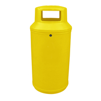 Universal Litter Bin - 90 Litre - Yellow (10-14 working days) - Plastic Liner