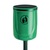 Osprey Open Top Post Mountable Litter Bin - 40 Litre - Red - Post Fixing