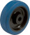 Produkt Bild von Rad 100mm Kugellager Blau Elastic Gummi. Traglast 160Kg