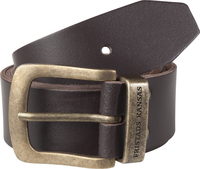 FRISTADS 100913-240-ONESIZE Leather belt 9371 LTHR Braun Gr. ONESIZE