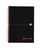 Black n Red Notebook Wirebound 90gsm Ruled and Perforated 140pp A5 Glossy Black Ref 100080220 [Pack 5]