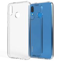 NALIA Silicone Cover compatible with Huawei P20 Lite Case, Protective See Through Bumper Slim Mobile Coverage, Ultra-Thin Soft Shockproof Rugged Phonecase Rubber Crystal Gel Ski...