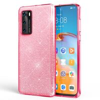 NALIA Glitter Cover compatible with Huawei P40 Case, Protective Sparkly Rugged Rhinestone Bling Phonecase, Slim Shiny Shockproof Bumper Sturdy Skin Protector Shell Ultra-Thin So...
