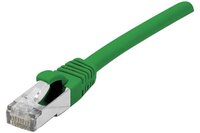 DEXLAN Cordon RJ45 catégorie 6A S/FTP LSOH snagless vert - 0,3 m