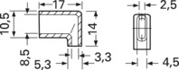 Isolierhülse für 6,3 mm, PVC, UL 94V-0, natur, 631-08219