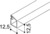 Mini-Kabelkanal, (L x B x H) 2000 x 12.5 x 12.5 mm, PVC, weiß, 6150284