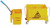 Doppelfahreimer Clean Basic mit Presse; 49x28x69 cm (LxBxH); gelb
