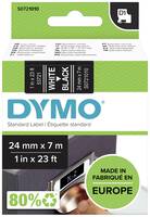 DYMO 53721 Feliratozó szalag Szalagszín: Fekete Szövegszín: Fehér 24 mm 7 m