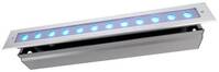 Deko Light Line V RGB 730437 Padlóba építhető lámpa Fixen beépített LED-es LED 21.60 W Ezüst