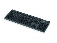 KB410 PS2 BLACK BE KB410 PS2 (DE)(US), Standard, Wired, PS/2, Black Keyboards (external)