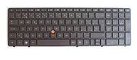 Keyboard (EUROPEAN) 701977-A41, Keyboard, HP, EliteBook 8770w Keyboards (integrated)