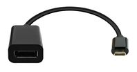 USB-C to DisplayPort adapter 20cm black Video adapterek