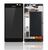 LCD Assembly Black Nokia Lumia 730, 735 with Front Frame Assembly Handy-Displays