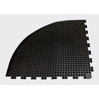 YOGA DOME anti-fatigue matting, black studs
