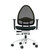 Efektowne obrotowe krzesło biurowe, z oparciem siatkowym