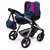 COCHE MUÑECAS STULE PRAM AZUL MARINO 86X79X42 CM