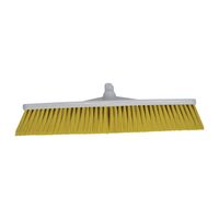 SYR Hygiene Broom Head with Stiff Bristle in Yellow 12" Broom Head