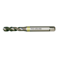Machinetap Ultra CrN M8 DIN371C geel tbv Alu