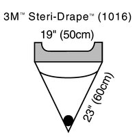 3M™ Steri Drape™ Auffangbeutel 1016, 55 cm x 50 cm