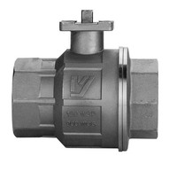 70300006, 1 BSP St/St F/B ISO DM ball valve-bare shaft