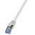 LogiLink Patch kábel PrimeLine, Cat.6A, S/FTP, szürke, 0,5 m
