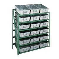 Tote pan racks 1040mm wide - pans included