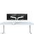 Neomounts Monitor-Tischhalterung FPMA-D750D, Weiß
