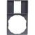 Schildträger 30 x50mm o. Schild, für Ø 22 Geräte m. rundem Frontelement
