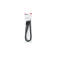 Flexible Kabelbinder ohne Verzahnung 580x28,0 schwarz