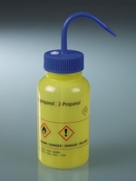 Sicherheits-Spritzflaschen mit GHS Aufdruck LDPE | Aufdruck Text: Isopropanol