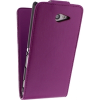 Xccess Flip Case Sony Xperia M2 Purple
