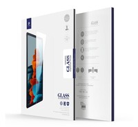 DUX DUCIS képernyővédő üveg (3D full cover, extra karcálló, 0.3mm, 9H) ÁTLÁTSZÓ [Samsung Galaxy Tab S8 LTE (SM-X706)]