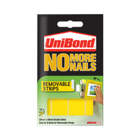 UniBond 1507604 No More Nails Removable Pads 19mm x 40mm (Pack of 10)
