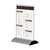 Porte-cartes de menu / support de cartes de menu / présentoir de table "Ballota" avec capuchons de protection | A5