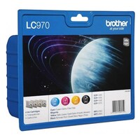 Festékpatron BROTHER LC-970BKCMY Multipack (BKCMY) 38ml