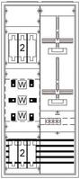 Striebel Mess-und Wandlerschrank KS405SB 1250x550 ohne Wandlerschienen