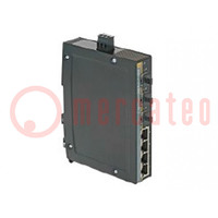 Switch Ethernet; non gestibile; Numero di porti: 4; 9÷60VDC; IP30