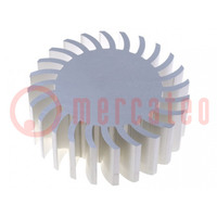 Heatsink; LED; Ø: 105mm; H: 37.5mm