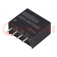 Converter: DC/DC; 1W; Uin: 4.5÷5.5V; Uout: 7.2VDC; Iout: 139mA; SIP4