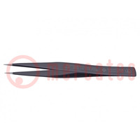 Tweezers; Blade tip shape: sharp; Tweezers len: 130mm; ESD