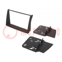 Radio frame; Kia; 2 DIN; black