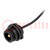 Cable; Buccaneer SMB female; 0÷4GHz; 0.5m; 50Ω; IP68