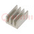 Heatsink: extruded; grilled; natural; L: 8mm; W: 6.3mm; H: 4.8mm; raw