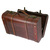HMF 6412-145 Schatztruhe Schatzkiste Holzkiste Vintage Koffer Peru, 45 x 30,5 x 20 cm