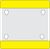 Beschriftungstasche - Gelb, 0.9 mm, PVC, Selbstklebend, Für innen, Geschlossen