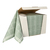 100 Servietten "ROYAL Collection" 1/4-Falz 40 cm x 40 cm dunkelgrün "Kitchen Craft". Material: Tissue. Farbe: dunkelgrün